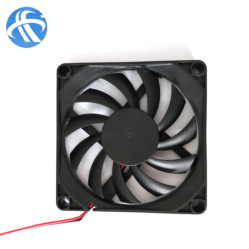 厂家直销8010含油12V 24V散热风扇大风量功放风扇 直流 含油风扇