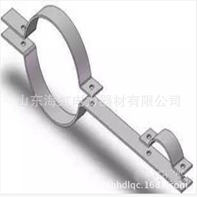 大量供应 电线杆扁铁抱箍 抱箍螺丝 热镀锌U型抱箍 电力配件