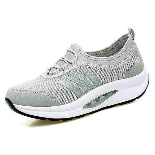 Southeast Asia cross-border rocking shoes new air-cushion women's shoes thick-soled slip-on casual shoes breathable running sneakers summer