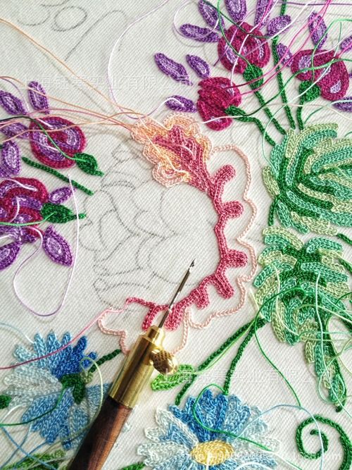 厂家法绣钩针法式刺绣串珠钩针luneville勾针lesage 法式珠片反绣-阿里巴巴