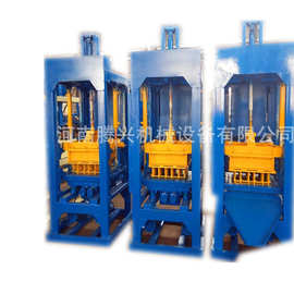 全自动条纹步道免烧静压砖机 高铁桥梁垫块机200吨四柱水泥静压机