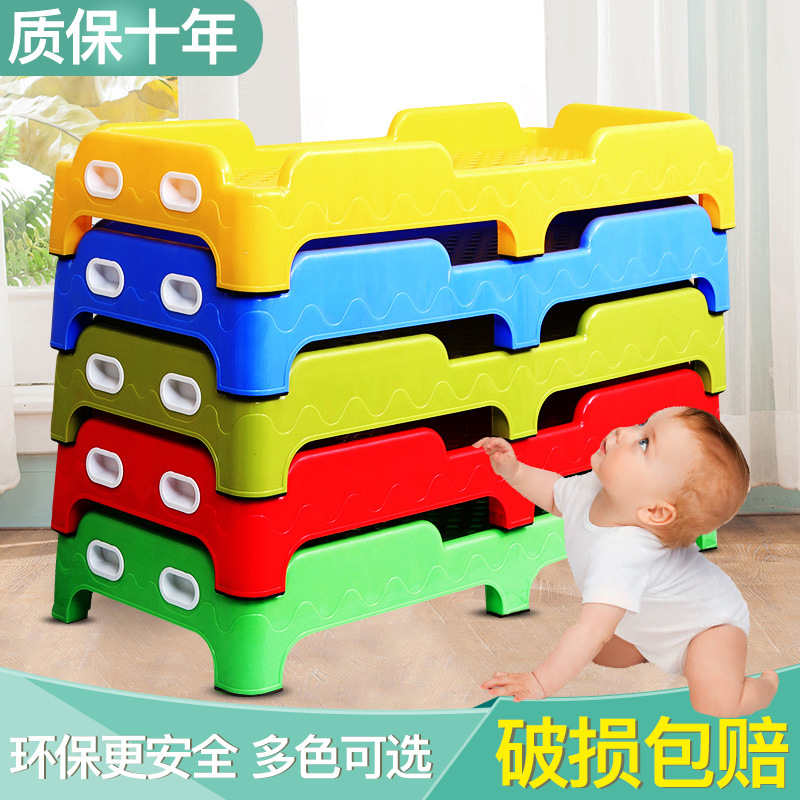 Kindergarten Bed Direct Kindergarten Special Bed Kindergarten Plastic Bed Children's Lunch Sleeping Plastic Bed Deals Specials