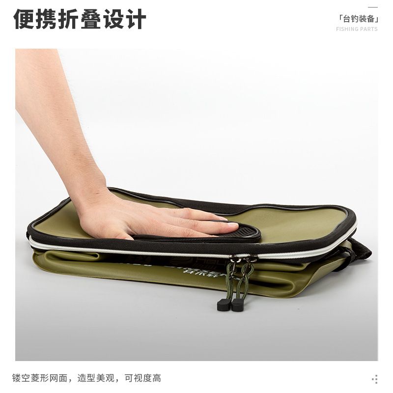 EVA加厚活鱼桶 渔具钓鱼用品多功能可折叠装鱼桶鱼护箱打水桶钓桶
