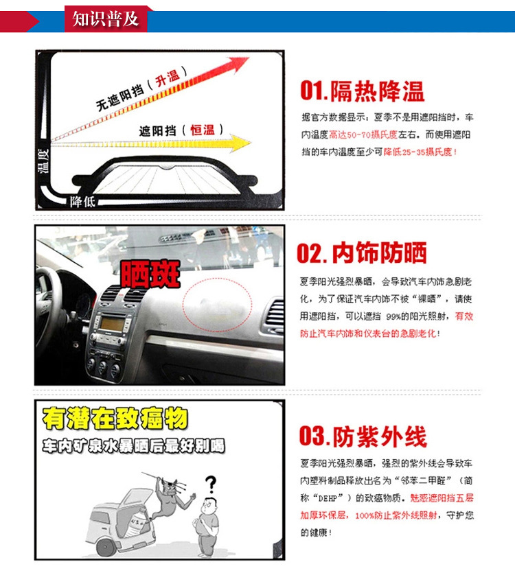 Car Sunshade Car Electrostatic Film Window Side Shield Folding Sunlight Summer Supplies Sunscreen Heat Insulation Sun Shield
