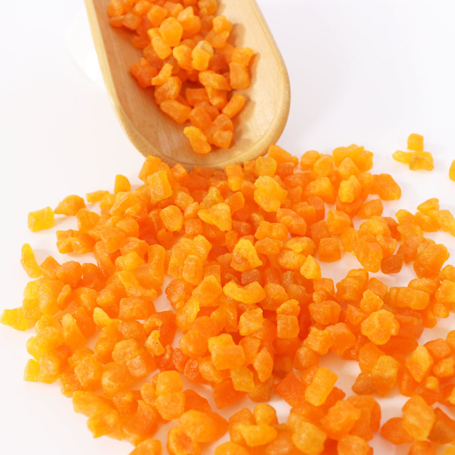 Priced supply tea with milk Baking ingredients Yellow Peach Dices Fruit Ding Fruit stuffing Processing wholesale