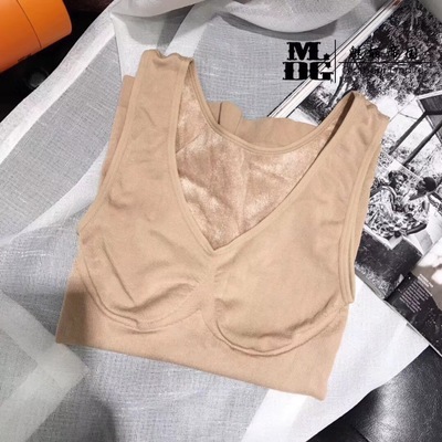 魅丽帝国2018新款女秋冬季魅力背心发热毛圈修身显瘦打底保暖内衣|ms