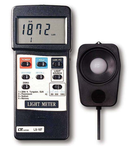 lutron台湾路昌 LX-107 照度計 数字式风速仪