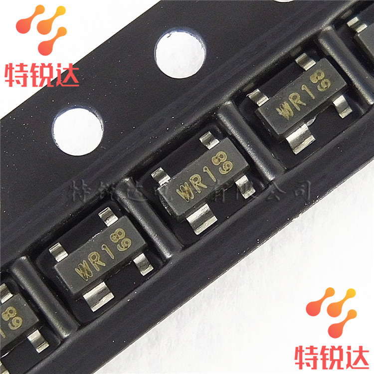PRTR5V0U2X SOT-143  丝印： WR1 台产ESD瞬态电压抑制器芯片