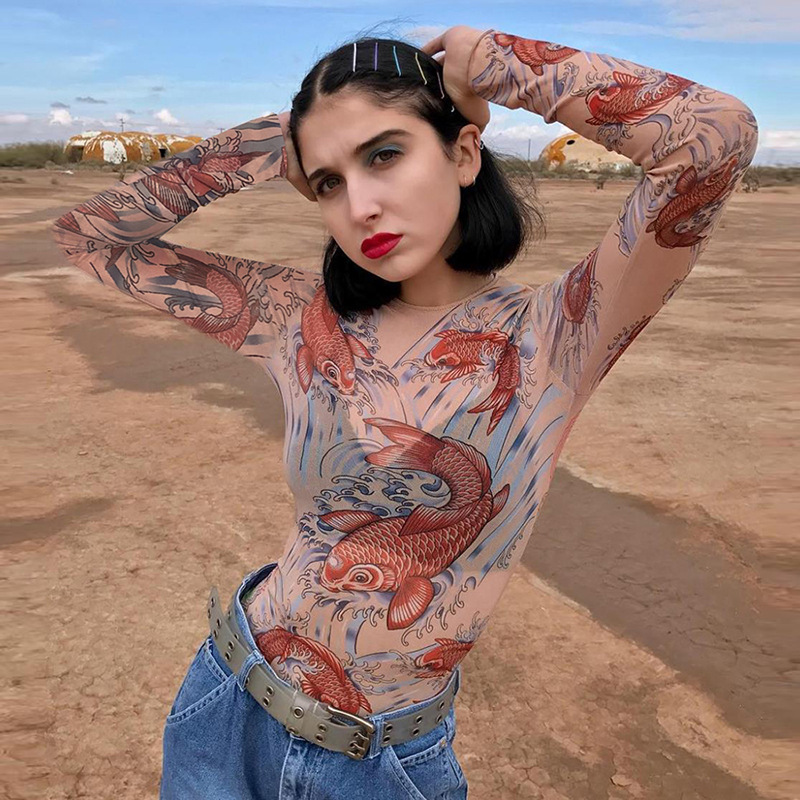 Costume femme en Fibre de charbon de bambou - Ref 3334586 Image 12