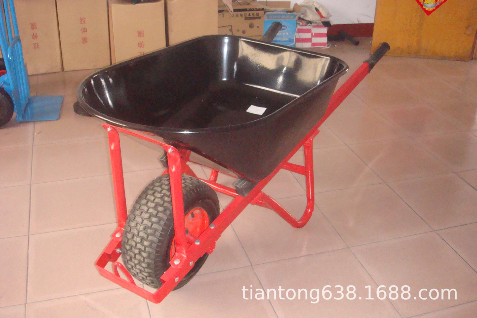 厂家工厂美洲重型独轮手推车WB8614