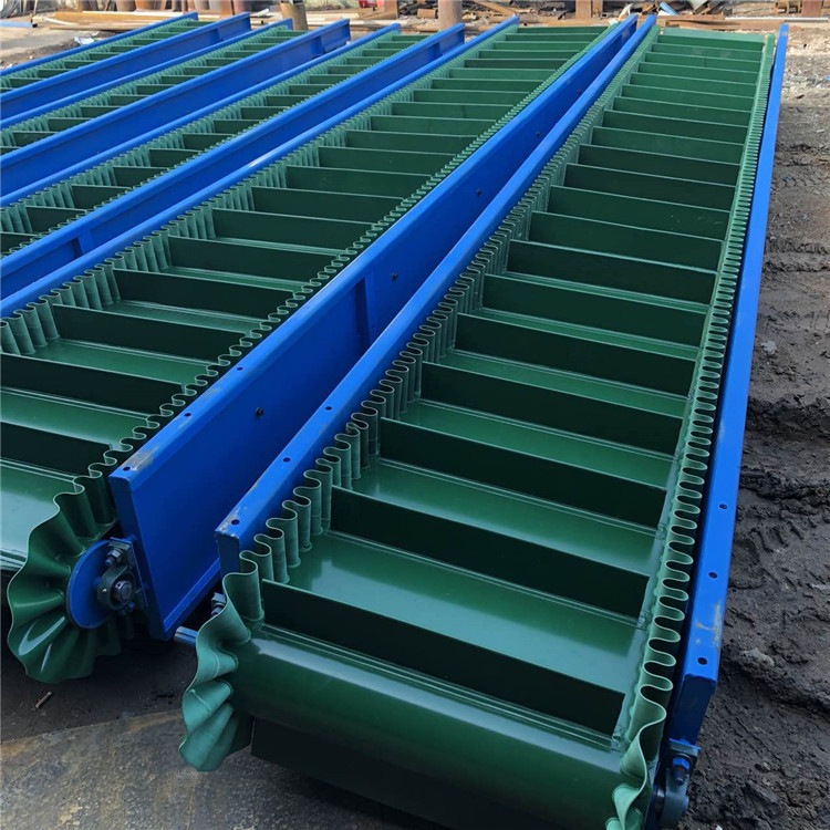 丹东服装传送皮带机 矿山碎石煤渣输送机