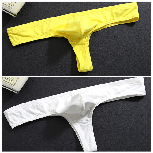 Mens G-String Crossdressing Thong Sexy Overseas Cotton Three-Piece Agent Wholesale Direct Selling New Release
