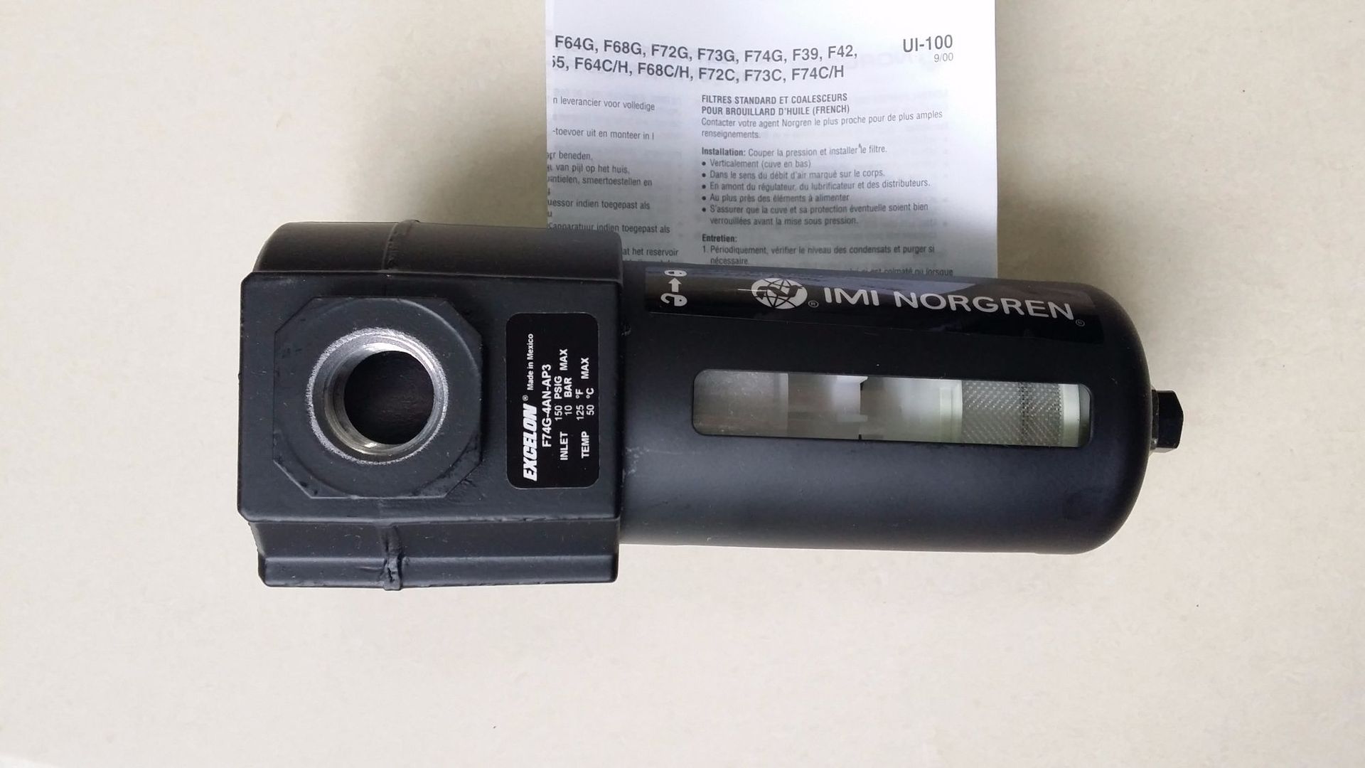 IMI NORGREN 诺冠F74G-4AN-AP3 原装正品过滤器一级代理