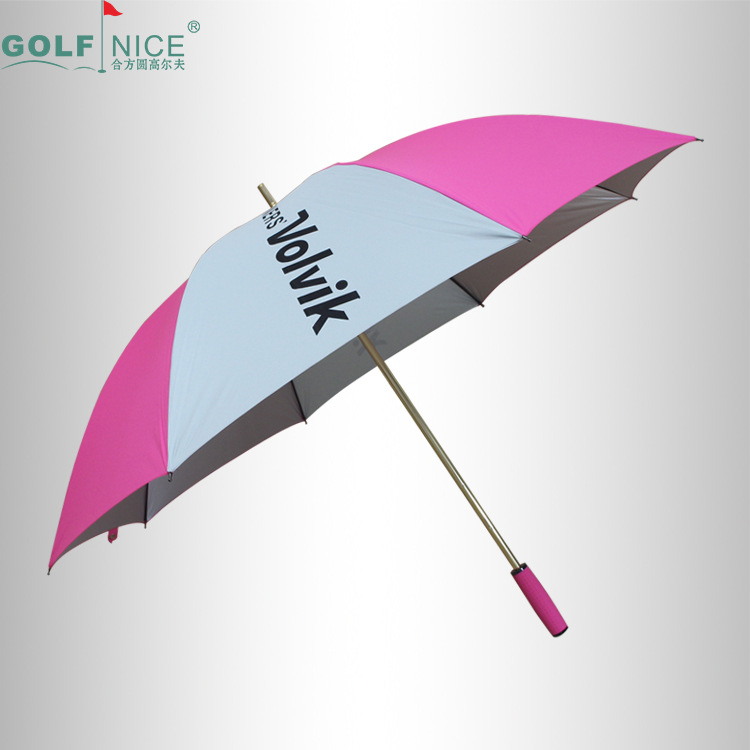 Golf umbrella customized logo30 automatic Straight Umbrella Super large monolayer fibre Business gifts