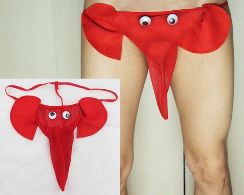 Erotic underwear, men's underwear, elephant sexy T-pants, game T-pants, flirting prank underwear, one piece wholesale