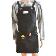 Durable Waterproof Canvas Apron for BBQ and Coffee Shops, Work Apron, Tool Apron, Waterproof Apron