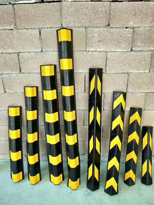 80cm橡胶护角 防撞护角 橡胶防撞条 车库护墙角 反光护角厂家直销