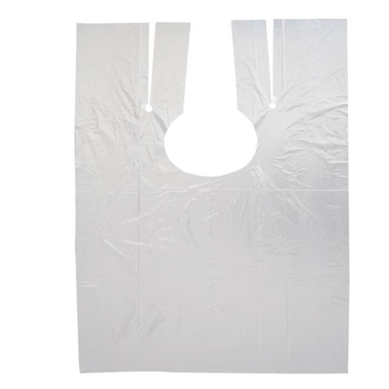 Desechable chal punto romper perm tratamiento del cabello aceite de cabello teñido de plástico impermeable tela peluquería tienda especial lavado-libre venta al por mayor