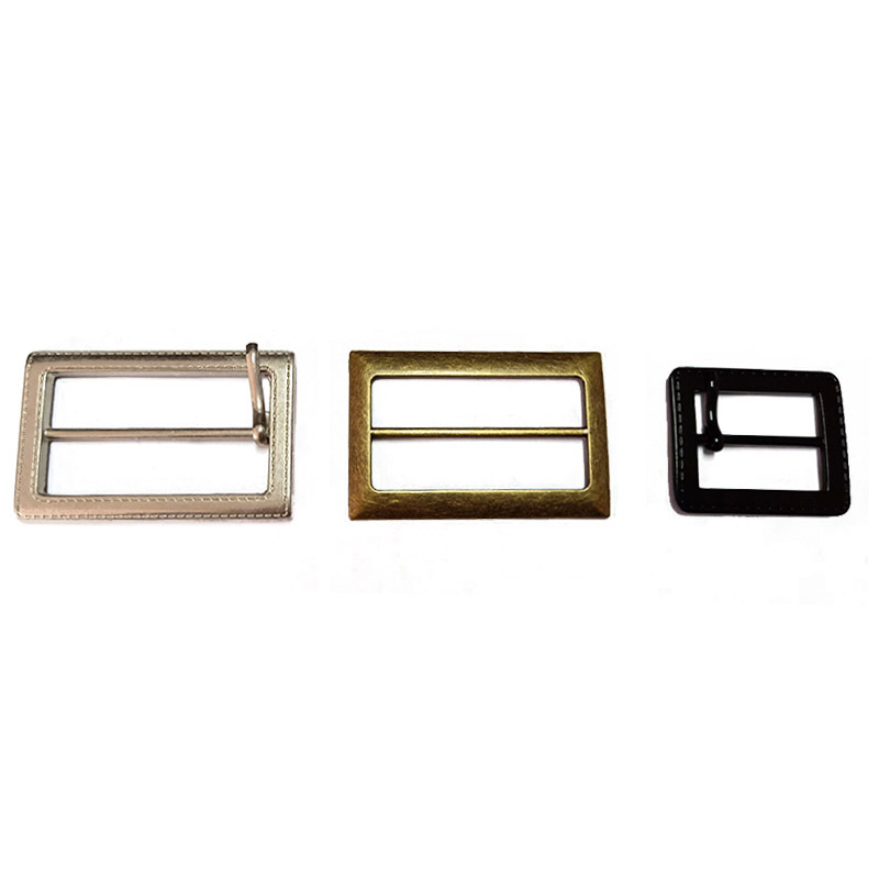 厂家直销多规格合金方形针扣 服饰五金箱包饰品配件可环检