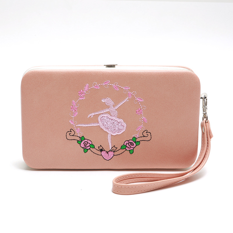 Fashion Long Multifunctional Embroidered Portable Wallet Wholesale display picture 14