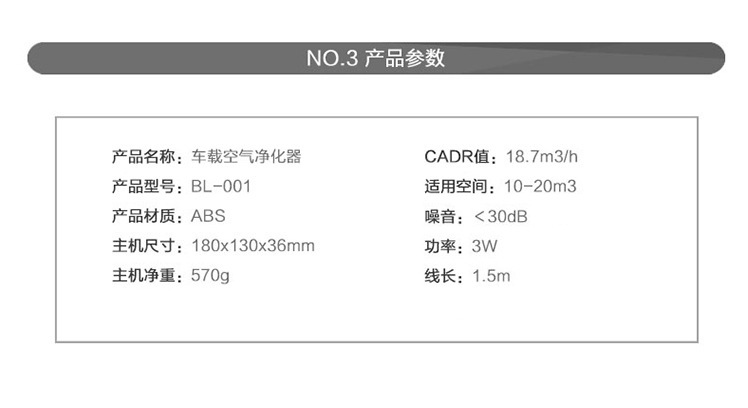 2024 new car air purifier home maternal and child intelligent sterilization in addition to formaldehyde anion purifier gift