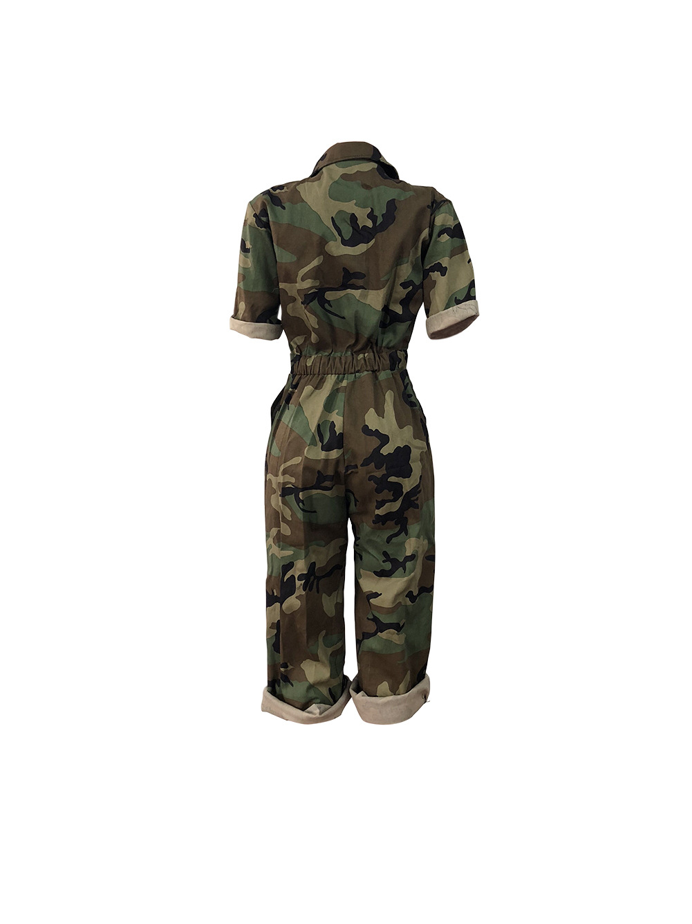 Independence Day Stars and Stripes Camouflage Jumpsuit Nihaostyles wholesale clothing vendor NSMDJ75035