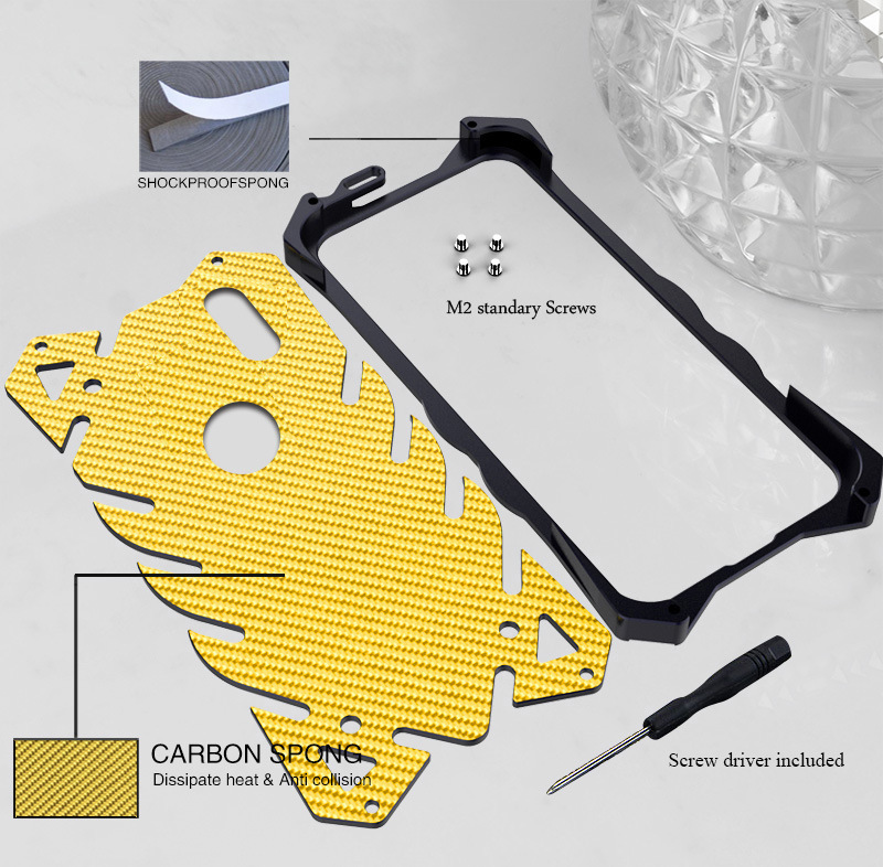 SIMON New THOR II Aviation Aluminum Alloy Shockproof Armor Metal Case Cover for OPPO R17 Pro & OPPO R17