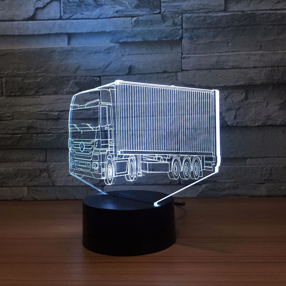 亚克力小夜灯3d立体视觉七彩