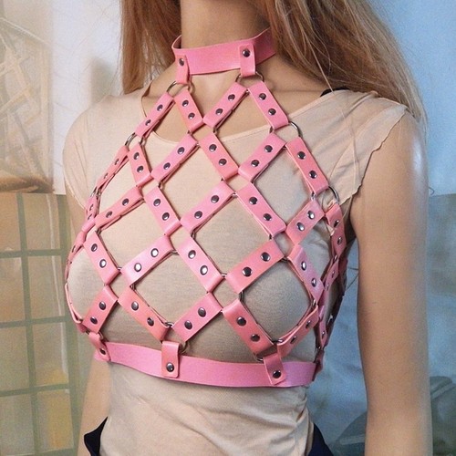 European and American Punk. Ring trendy sexy restraint collar strap KTV performance versatile accessories belt belt