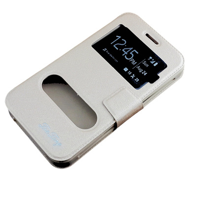 Drill pattern Soft glue universal Leather sheath about Windows currency mobile phone Leather sheath Free punch Bracket Silicone Case