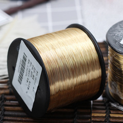 DIY飾品配件銅保色金銀手工串珠銅線手工材料定型線多規格首飾線