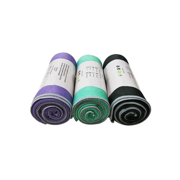 621 factory direct micro dispensing particles double-sided non-slip sweat absorbent microfiber large brand spot yoga towel