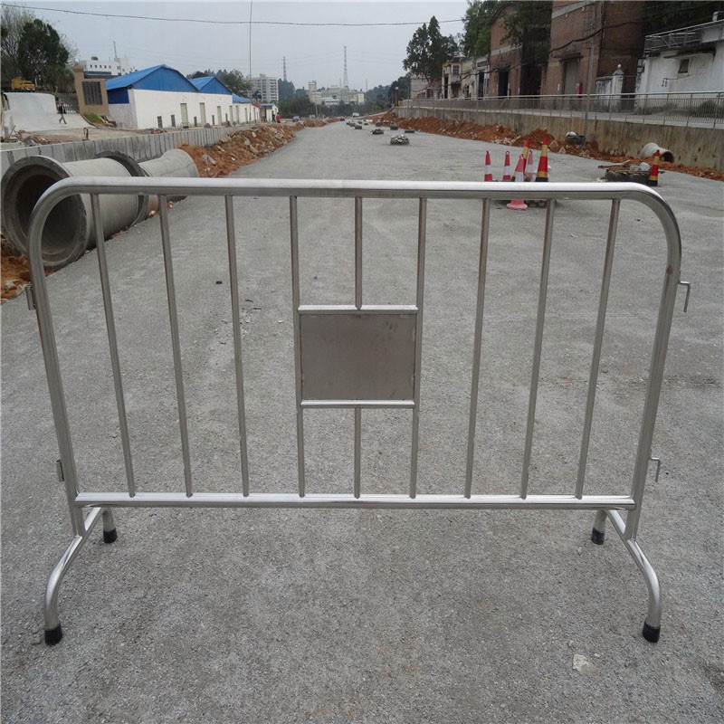 批发不锈钢施工铁马围栏 市政道路警示防护栏 工程移动临时隔离栏