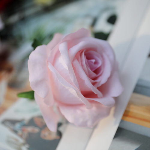 Photography props, simulated roses, DIY flower heads, wedding bouquets, decorative silk roses, artificial flowers