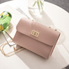 Trend bag strap one shoulder, lock, chain, shoulder bag, small bag, Korean style, simple and elegant design, wholesale