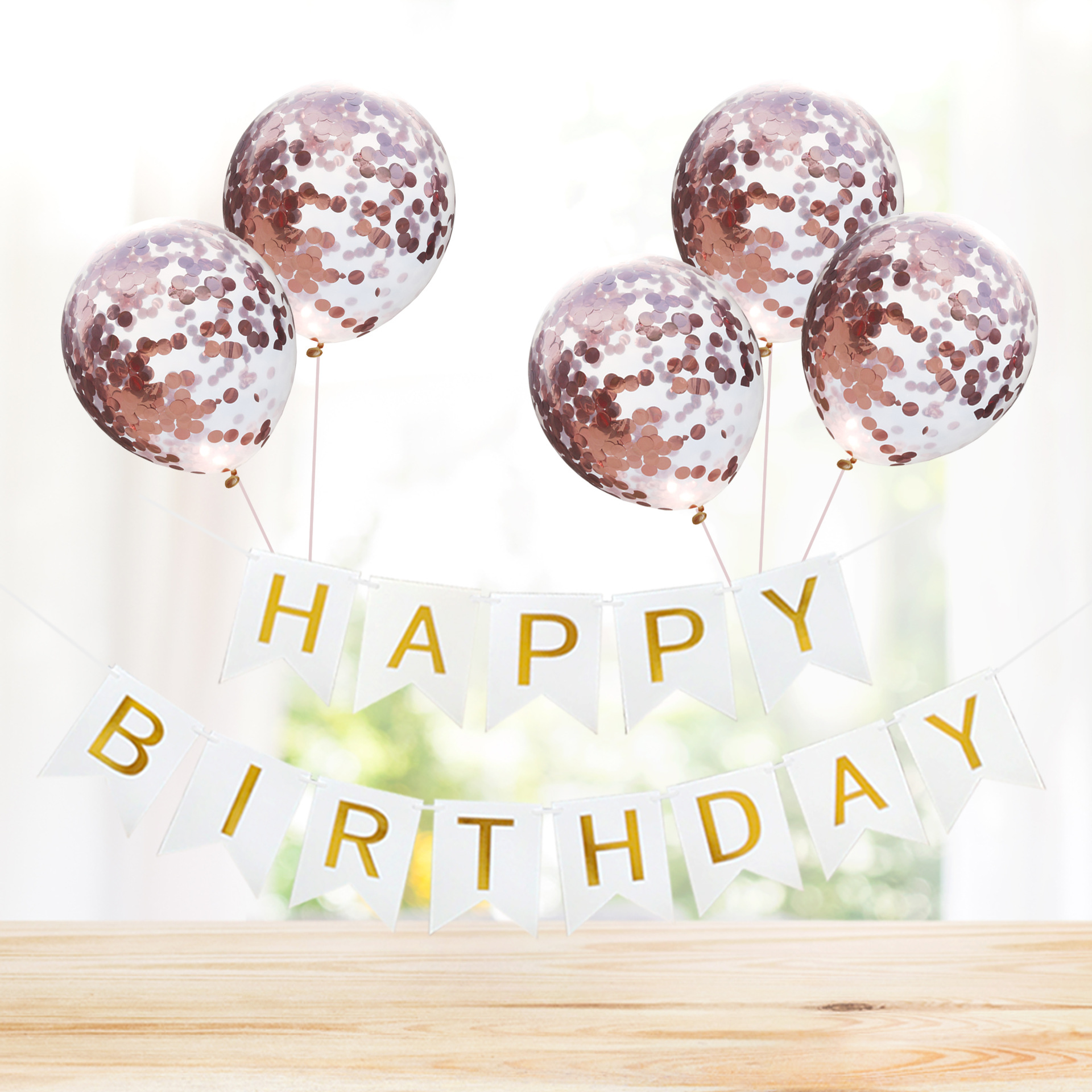 Letter Number Emulsion Birthday Balloon display picture 7