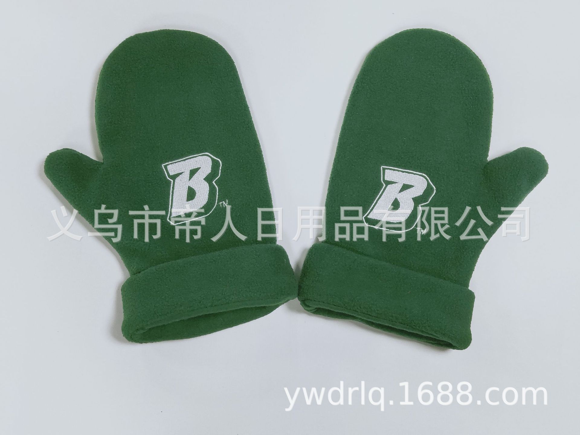 供应摇粒绒情侣手套  摇粒绒手套 连指手套 冬季保暖手套加印logo