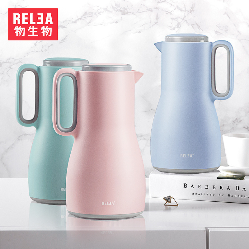 物生物欧式保温水壶保温瓶家用大容量热水瓶暖壶开水壶暖水瓶1.5L|ms