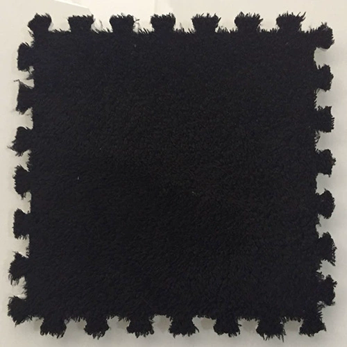 Foam Puzzle Carpet Mat, 30×30 cm Interlocking Velvet Tiles for Bedroom, Soft Crawling Pad