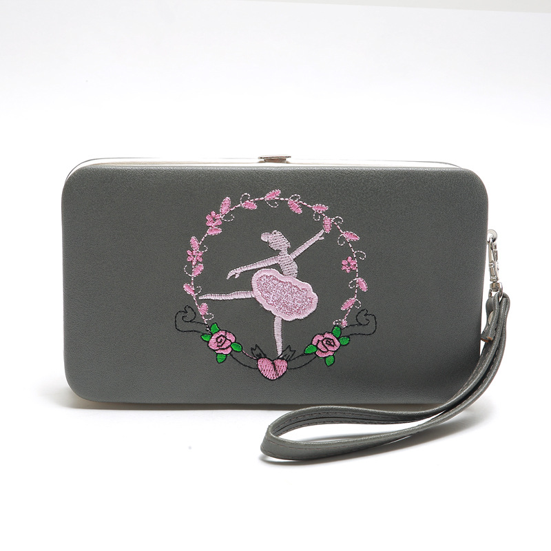 Fashion Long Multifunctional Embroidered Portable Wallet Wholesale display picture 18