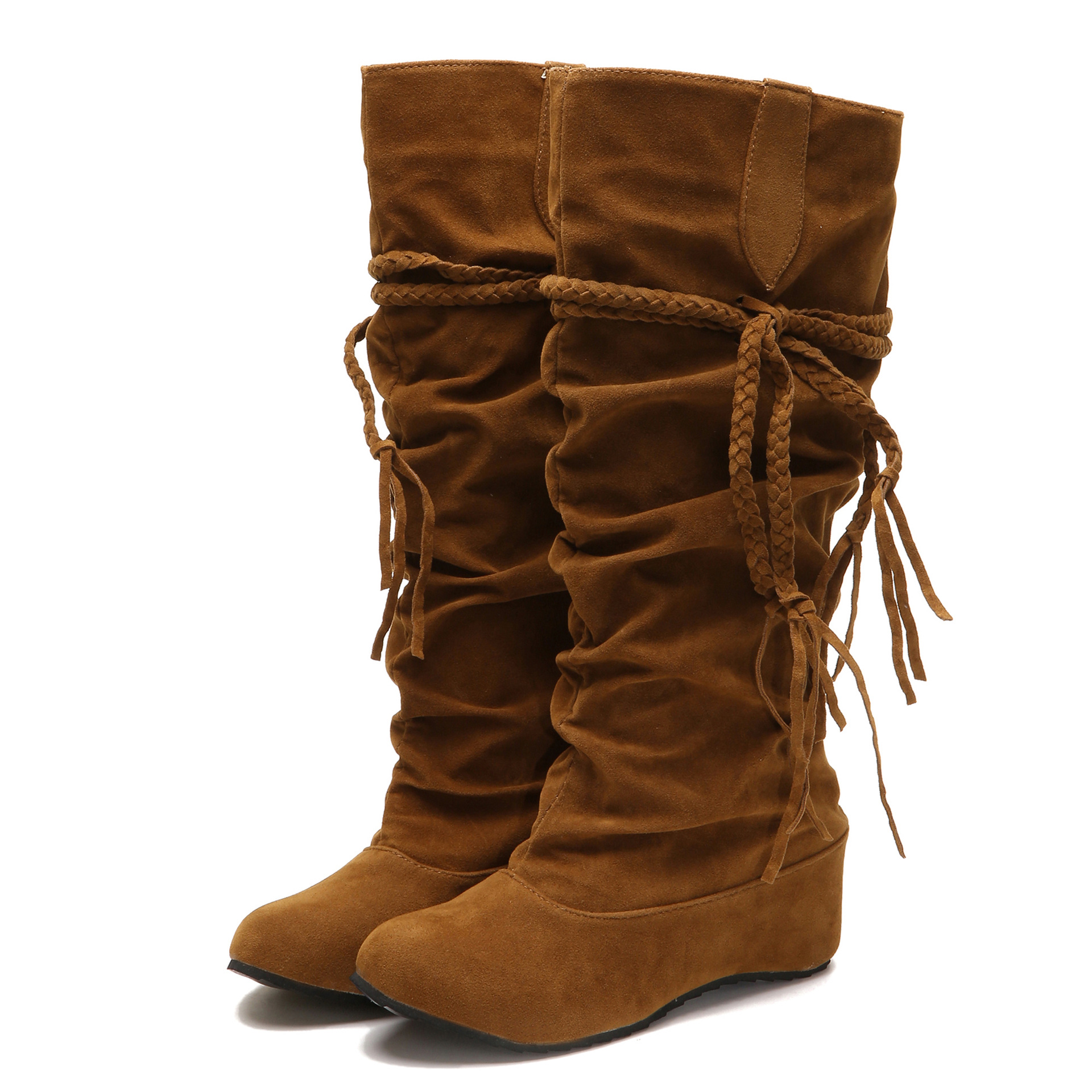 Bottes femme en Daim - Ref 3354693 Image 70