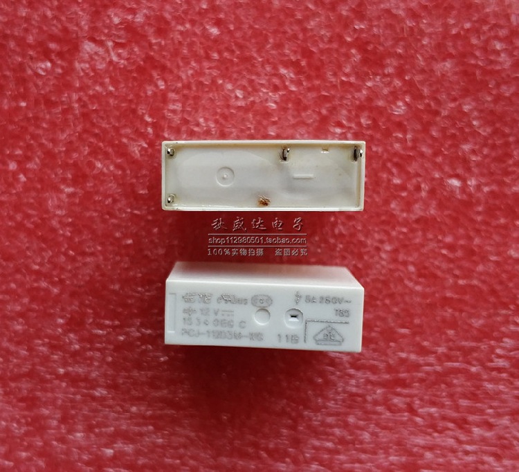 原装泰科继电器PCJ-112D3M-WG 5A4脚一组常开 通G5NB-1A-E-12VDC