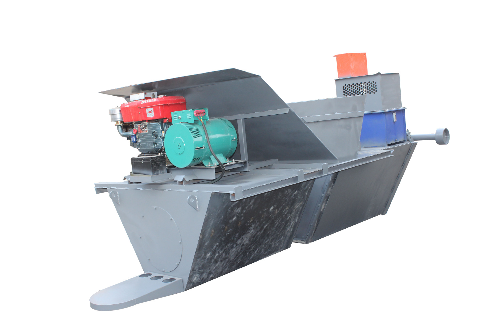 供应渠道衬砌机 全自动Ｕ型河道衬砌机各种渠型 滑模机 一体