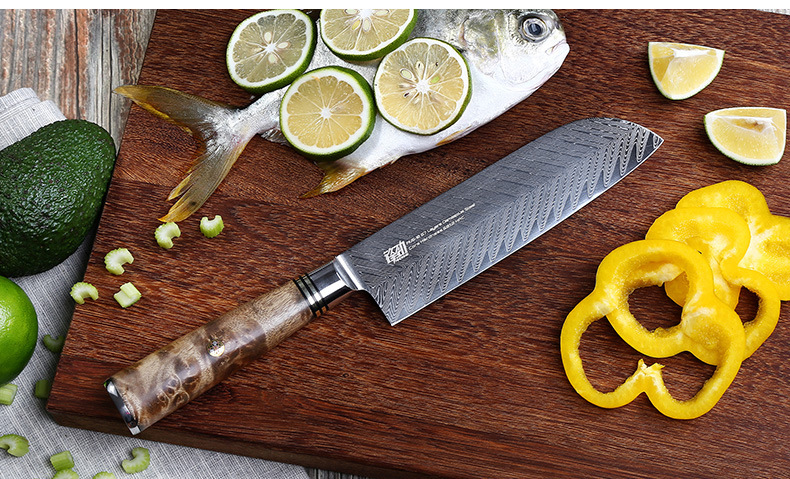 damascus steel chefs knife