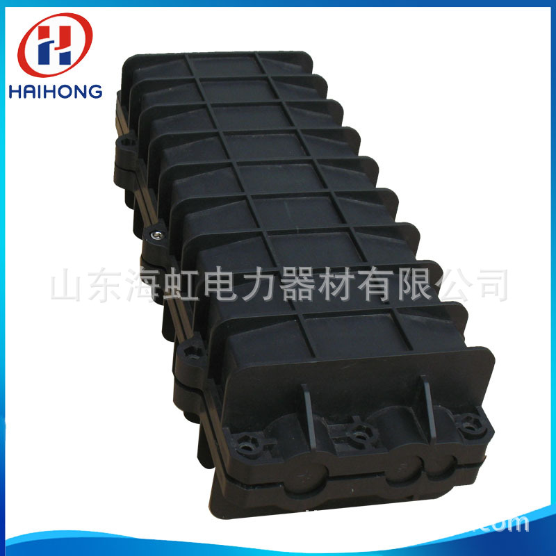 光缆接头盒卧式二进二出 12芯24芯架空/地埋接续盒 质优价廉