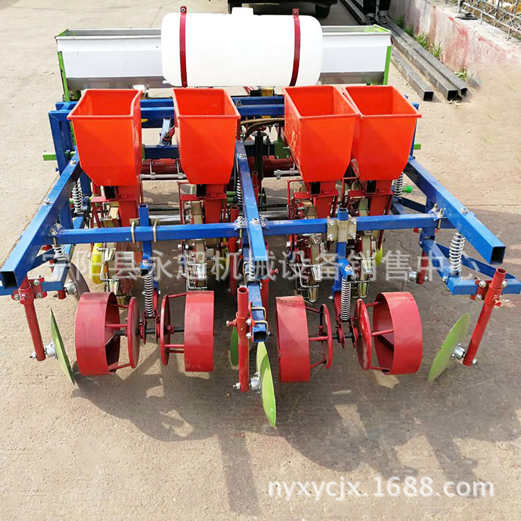 花生膜上播种机 花生铺膜播种机 膜上花生播种机2行4行精播机