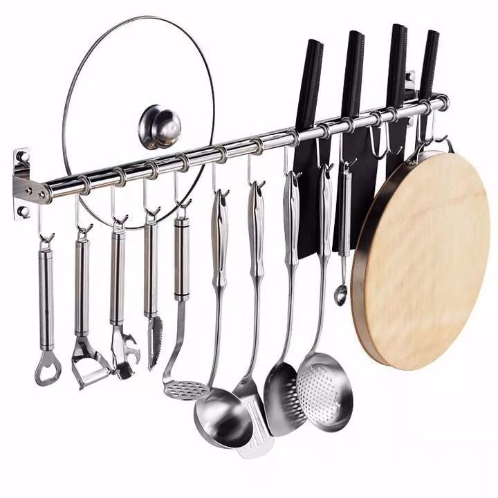 Manufactor Produce Stainless steel 304 Kitchen Hooks kitchen Tool carrier Wall hanging Shelf Kitchen hardware Undertake engineering