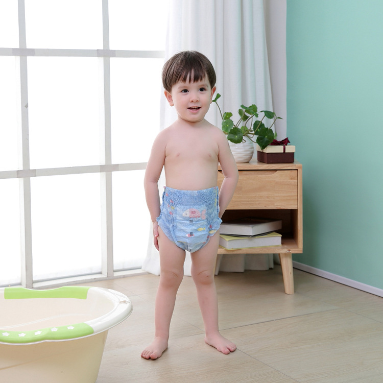 博特朗简装婴幼儿童纸尿裤宝宝游泳尿裤拉拉裤 一次性纸尿裤小旗|ms