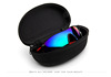Black glasses with zipper solar-powered, universal box suitable for men and women, oxford cloth