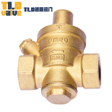 TLD源头厂家直销通用阀门 自来水热水器调压式黄铜减压阀 可带表